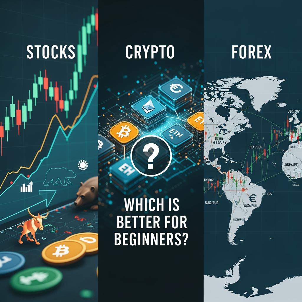 Stocks vs Crypto vs Forex